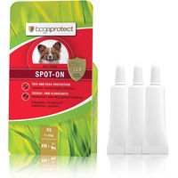Produktbild von bogaprotect SPOT ON Mini Floh- und Zeckenschutz für Hunde 1-4 kg 2er Pack