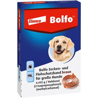 Produktbild von Bolfo Flohschutzband braun für große Hunde gegen Flöhe und Zecken