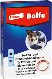 Bolfo Flohschutzband braun für kleine Hunde und Katzen gegen Flöhe und Zecken – Bild 1 von 2