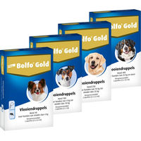 Produktbild von Bolfo Gold Hund Spot-On gegen Flöhe 4 Pipetten
