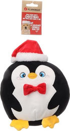 Bollo Flamingo Plüschspielzeug für Hunde Schwarz Weihnachtsspielzeug – Bild 1 von 5