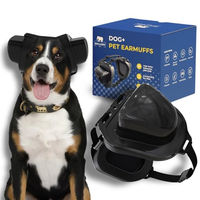 Produktbild von BOLLSEN Gehörschutz für Hunde Schwarz Größe S für Welpen zur Beruhigung bei Lärm