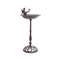 Produktbild von Boltze Vogeltränke aus Gusseisen mit Fee in Braun Höhe 51cm