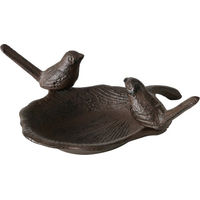 Produktbild von Boltze Vogeltränke Theo aus Metall in Braun L 17 x B 18 x H 6 cm