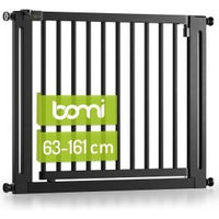 Produktbild von Bomi Miko Treppenschutzgitter aus Metall Schwarz Größe L 63-111 cm