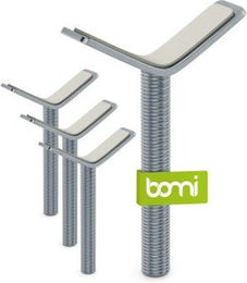 Bomi Schutzgitter 4er Set mit Y-Adapter aus Metall in Silber – Bild 1 von 3