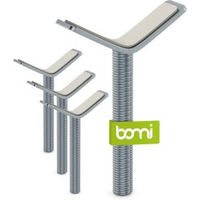 Produktbild von Bomi Schutzgitter 4er Set mit Y-Adapter aus Metall in Silber