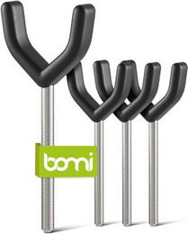 Bomi Schutzgitter Zubehör 4er Set mit Y-Spindel in Schwarz – Bild 1 von 1