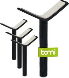 Bomi Schutzgitter Zubehör Set mit 4er Y-Adapter aus Metall in Schwarz – Bild 1 von 3