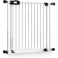 Produktbild von Bomi Türschutzgitter Merle FlatStep Treppenschutzgitter weiß 63-217 cm klemmbar und verschraubbar mit 2-Wege-Öffnung