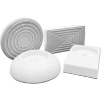 Produktbild von Bomi Wandschützer Schutzgitter 4er Set aus Gummi in Weiß und Grau