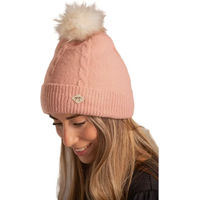 Produktbild von Bommelmütze Pénélope Michka für Damen aus Acryl in Rosa Weiß