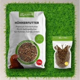 Boni-Shop Bio Hühnerfutter mit Insekten und getrockneten Schwarzkopfmaden Set für Huhn und Ente 30kg – Bild 1 von 3
