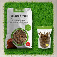 Produktbild von Boni-Shop Bio Hühnerfutter mit Insekten und getrockneten Schwarzkopfmaden Set für Huhn und Ente 30kg