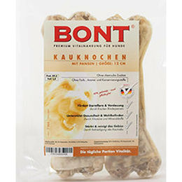 Produktbild von Bont Kauknochen aus Rind gefüllt mit Pansen 12cm 2 Stück - 2 x 12 cm