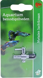 Boon Luftventil Metall 2-Wege in Silber für Fische – Bild 1 von 2