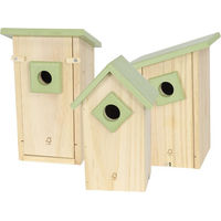 Produktbild von Boon Meisenkasten aus Holz mit Flachdach