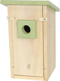 Produktbild von Boon Meisenkasten aus Naturholz mit Spitzdach