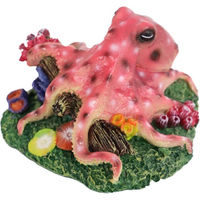 Produktbild von Boon Oktopus Ornament Figur und Höhle für Fische in Rosa