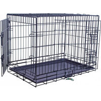 Produktbild von Boon Transportbox Bench 2-türig Schwarz 91 x 55 x 65 cm