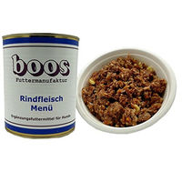 Produktbild von Boos Hundefutter Nassfutter Rindfleisch-Menü mit hohem Fleischanteil 6 x 800g Dose - 2 x 800 g