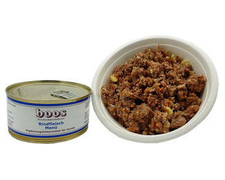 Boos Hundefutter Rindfleisch-Menü mit hohem Fleischanteil ohne Farb- und Aromastoffe 12x 300g - 6 x 300 g – Bild 1 von 2