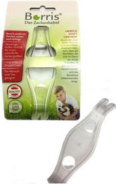 Borris Zeckenhebel aus recyceltem Material in Weiß – Bild 1 von 1
