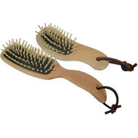 Produktbild von Borstiq Ergo Haarbürste für Schweif und Mähne aus Holz in Beige