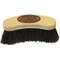 Produktbild von Borstiq Pferdebürste aus Arenga-Naturmaterial in Schwarz und Braun