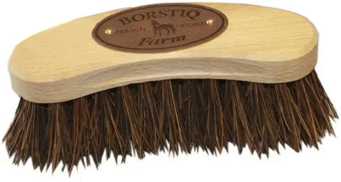 Borstiq Pferdebürste aus Holz in Gelb und Braun Größe L – Bild 1 von 2