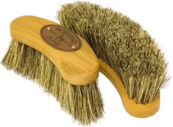 Borstiq Pferdebürste Banane aus Holz in Gelb und Beige – Bild 1 von 4