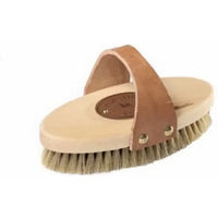 Produktbild von Borstiq Pferdebürste Goathair aus Naturmaterial in Beige