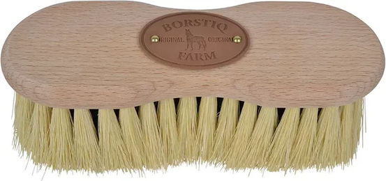 Produktbild von Borstiq Reitsportbürste mit halbweichen Borsten aus Holz in Braun und Natur