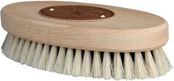 Produktbild von Borstiq Weiche Kopf- und Mähnenbürste aus Holz in Natur Braun