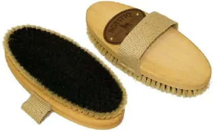 Produktbild von Borstiq Weiche Pferdebürste aus Naturmaterial in Beige