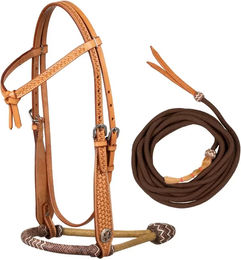 Produktbild von Bosalset für Pferde von Pool's aus Leder in Braun und Beige