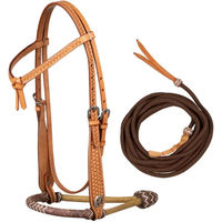 Produktbild von Bosalset für Pferde von Pool's aus Leder in Braun und Beige