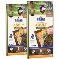 Produktbild von Bosch Adult Hundefutter mit frischem Geflügel und Hirse 30 kg - 2 x 15 kg