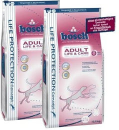 Produktbild von Bosch Adult Life & Care Hundefutter Geflügel Sensitive Glutenfrei 2x12,5 kg - 2 x 12,5 kg