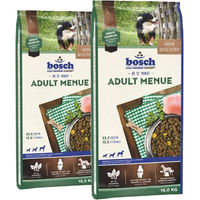 Produktbild von Bosch Adult Menue Hundefutter Sensitive Geflügel und Fisch 30 kg (2 x 15 kg) - 2 x 15 kg