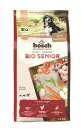 Bosch Bio Hundetrockenfutter Senior Huhn und Preiselbeere 1 kg - 5 x 1 kg – Bild 1 von 3