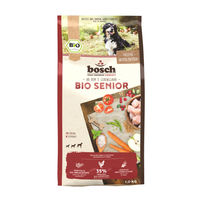 Produktbild von Bosch Bio Hundetrockenfutter Senior Huhn und Preiselbeere 1 kg - 5 x 1 kg
