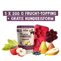 Produktbild von Bosch Freshe Schnauze Aktionsbox mit Frucht-Topping Eisform und Stielen
