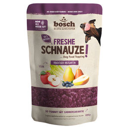 Bosch Freshe Schnauze Fruchtiger Obstgarten Nassfutter Topping für Hunde Adult 200 g - 8 x 200 g – Bild 1 von 2