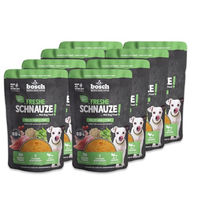 Produktbild von Bosch Freshe Schnauze Hundefutter Pute und Huhn mit hohem Fleischanteil 8 x 250 g Beutel - 8 x 250 g