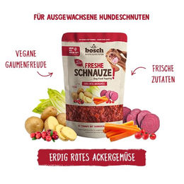 Bosch Freshe Schnauze Topping erdig rotes Ackergemüse für Hunde Adult 200 g - 8 x 200 g – Bild 1 von 8