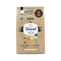 Produktbild von Bosch Heimat Adult Hundefutter Getreidefrei mit Huhn und Fisch 2 x 2,4 kg - 4 x 2,4 kg
