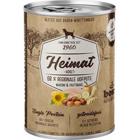 Produktbild von Bosch Heimat Hund Nassfutter Adult Pute Stückchen in Sauce Sensitive 12x400g - 12 x 400 g