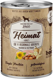 Bosch Heimat Hundefutter Adult Regionale Hofpute Pastete Monoprotein Hypoallergen 12x400g – Bild 1 von 2