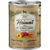 Produktbild von Bosch Heimat Hundefutter Adult Regionales Landrind Monoprotein Sensitive 12x400g